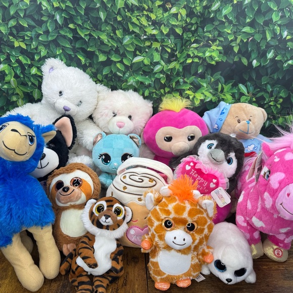 Plush Blue Camel Toy